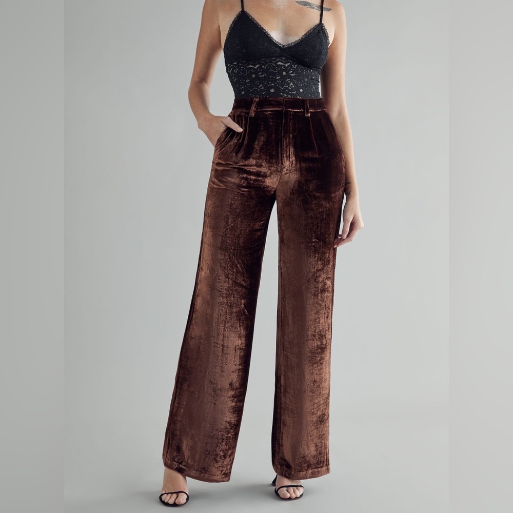 NEW Reformation Wes Pant (Chestnut)